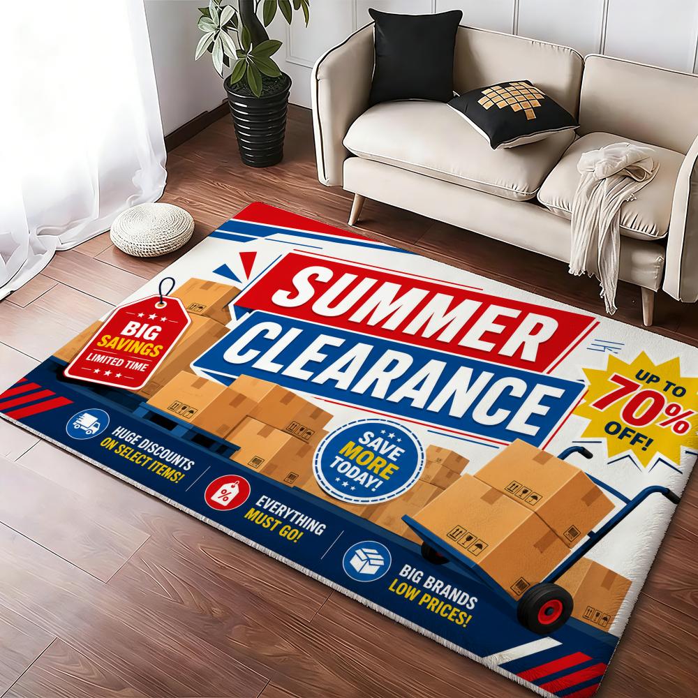 Home Textiles Sale - サマークリアランスセール バナーフロアマット 柔らかく厚みのある吸水性のある滑り止め ベッドルーム リビングルーム ドアマット