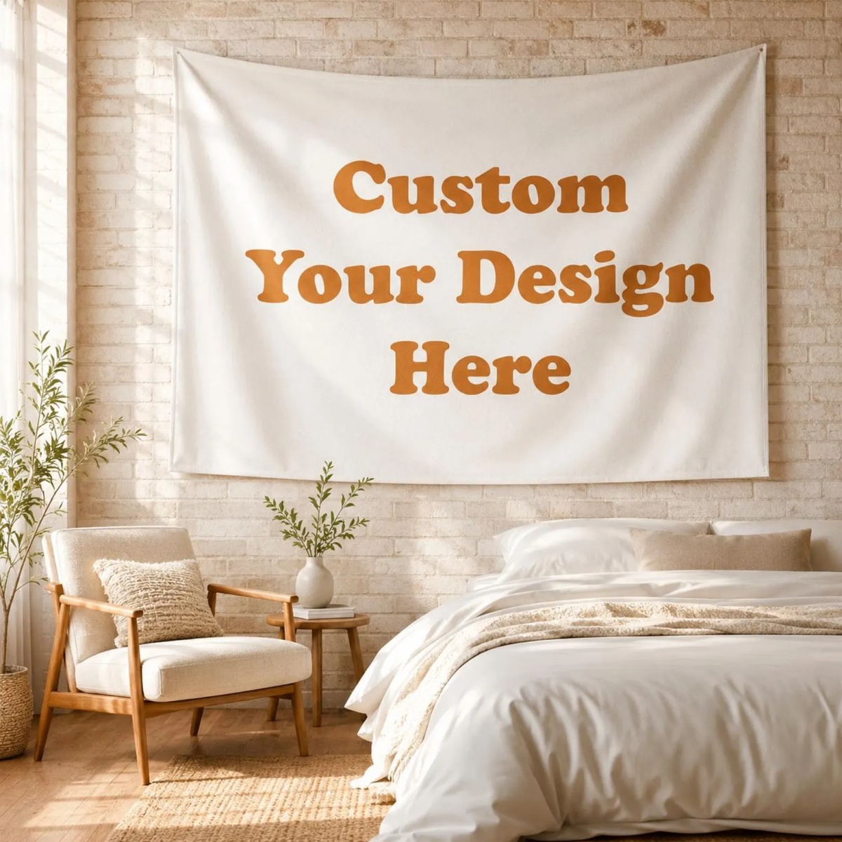 パーソナライズされたカスタムタペストリー—誕生日、結婚式、ハ - Home Textiles & Decorations のレビューと価格