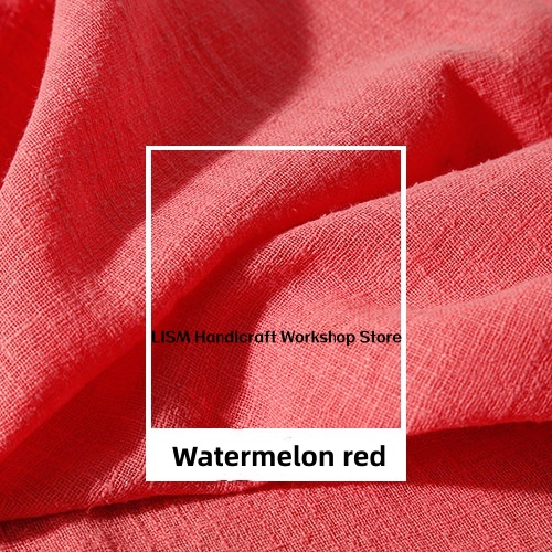 天然洗浄リネン生地複数色ソフトしわ加工生地女性服ホームテキス - Home Textiles & Decorations のレビューと価格
